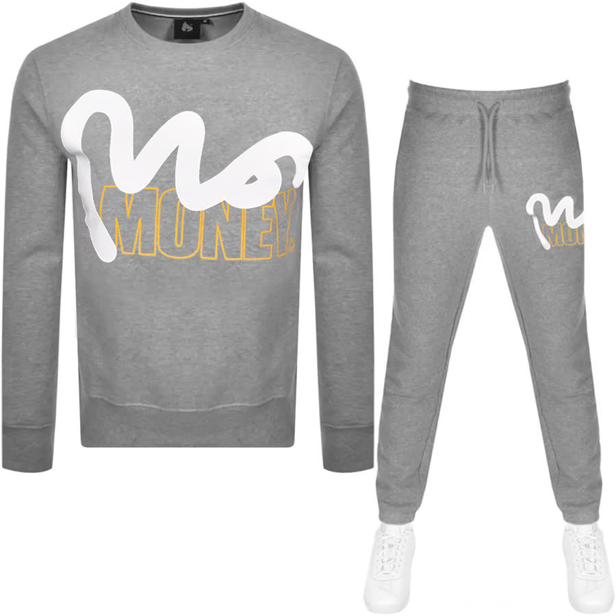 money sig ape tracksuit grey